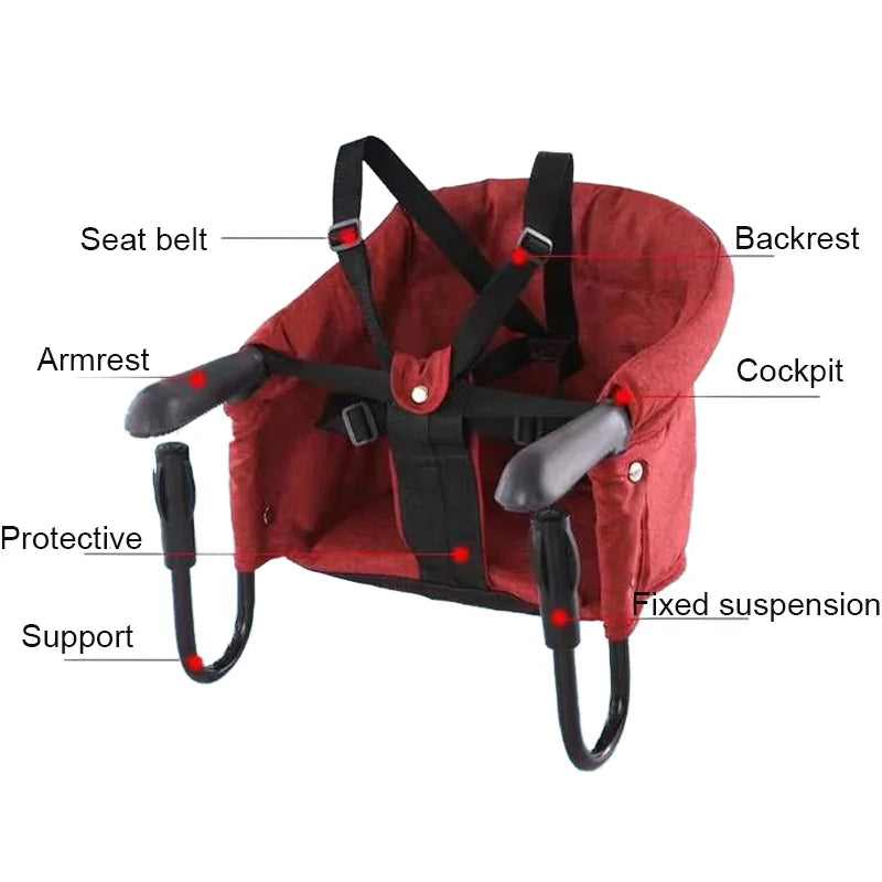 Tidy Tot Seat - Portable, Foldable, Floating Baby Dinning Chair